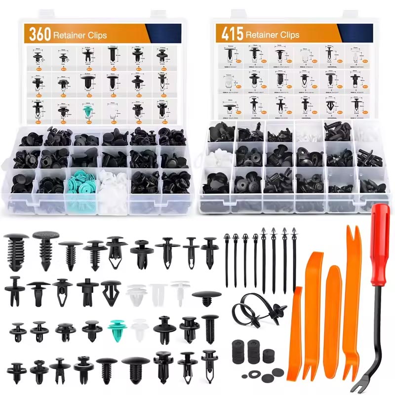 Маҷмӯаҳои клипҳои худкор Push Pin Rivets дари Trim Panel